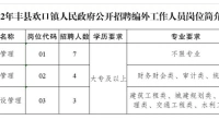 2022年丰县欢口镇人民政府 公开招聘编外工作人员14名